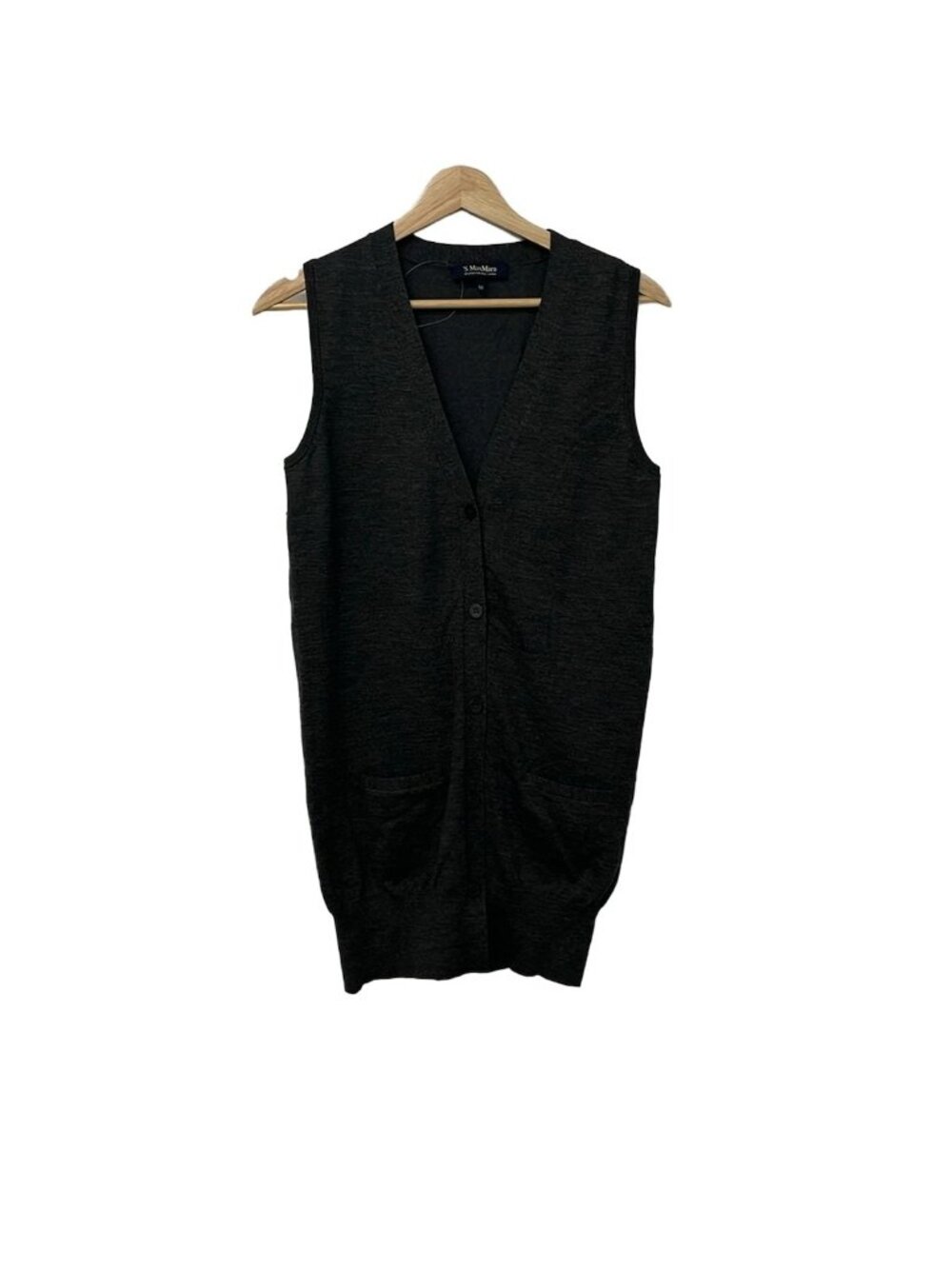 Max Mara S Vest Dark Gray M